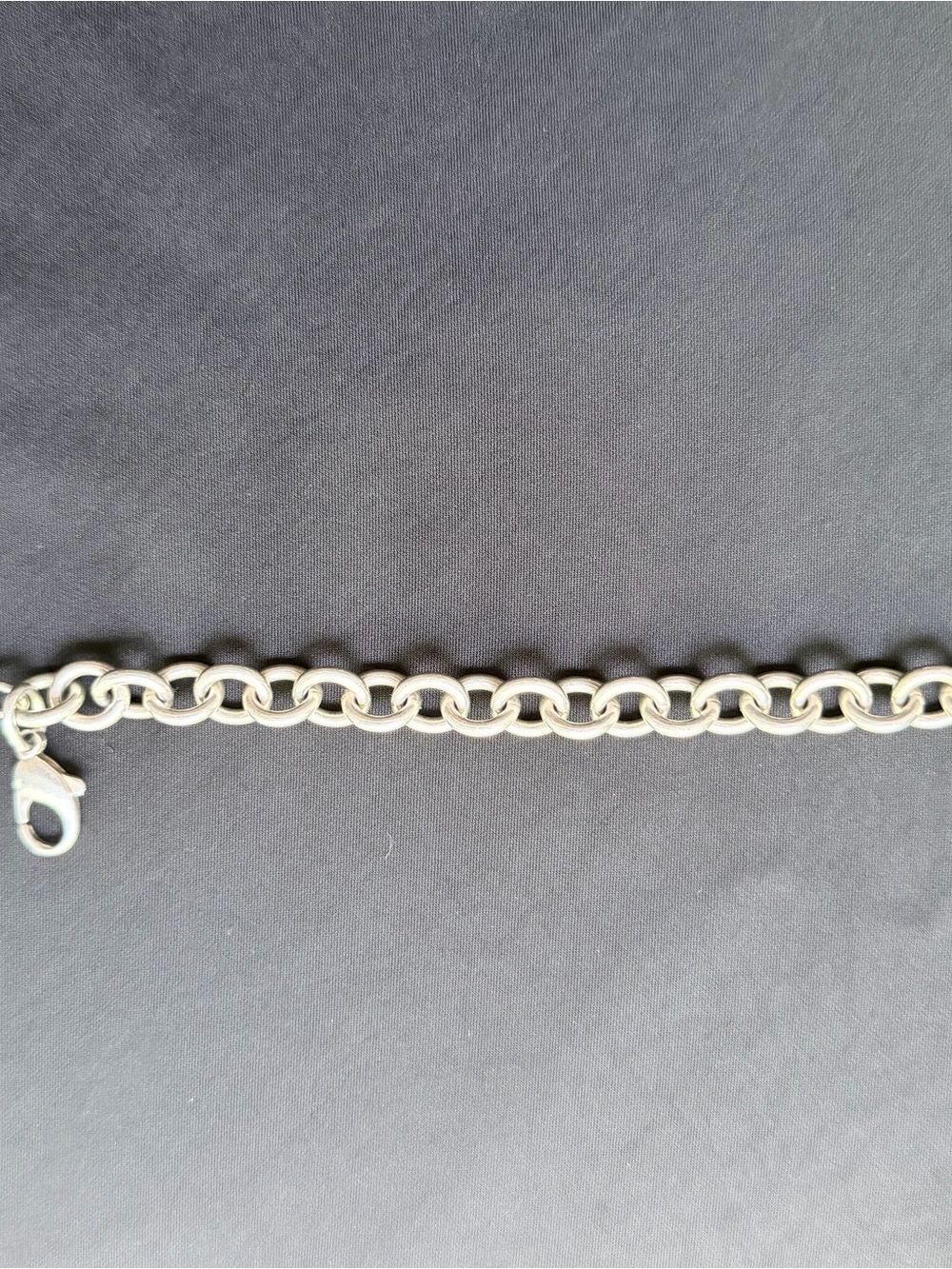 Tiffany & Co. Silver Heart Tag Curb Link Bracelet - Picture 4 of 4
